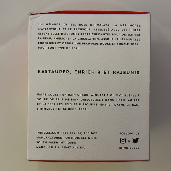 Indie Lee Grapefruit Citrus Bath Soak | Full Size | New In Box - Picture 5 of 8